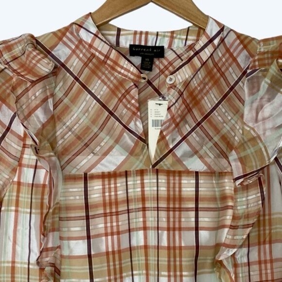 Current Air Polly Ruffled Peasant Blouse - Picture 3 of 10